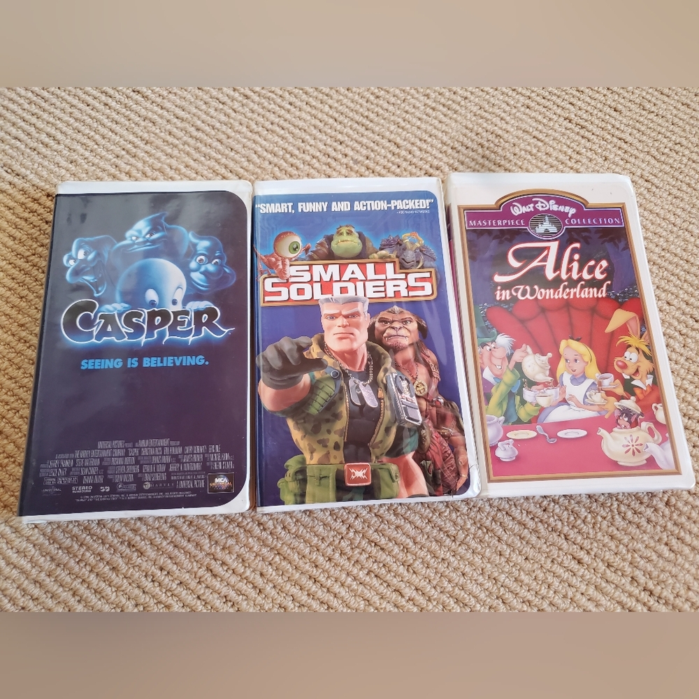 3x VHS Movies